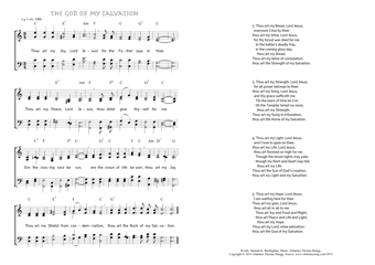 Hymn score of: Thou art my Joy, Lord Jesus! - The God of my Salvation (Hannah K. Burlingham/Johannes Thomas Rüegg)
