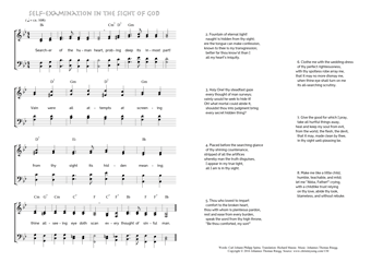 Hymn score of: Searcher of the human heart - Self-examination in the sight of God (Carl Johann Philipp Spitta/Richard Massie/Johannes Thomas Rüegg)