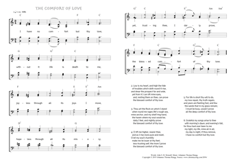 Hymn score of: I have no comfort but thy love - The Comfort of Love (John S. B. Monsell/Johannes Thomas Rüegg)