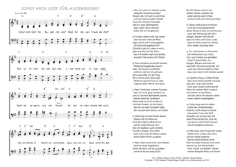 Hymn score of: Schuf mich Gott für Augenblicke? (Johann Andreas Cramer/Johannes Thomas Rüegg)