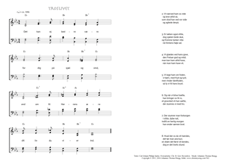 Hymn score of: Det kan ej bedre være - Troslivet (Carl Johann Philipp Spitta/Christian Benedictus Reventlow/Johannes Thomas Rüegg)