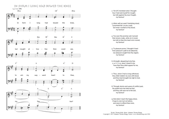 Hymn score of: In form I long had bowed the knee (Thomas Kelly/Johannes Thomas Rüegg)