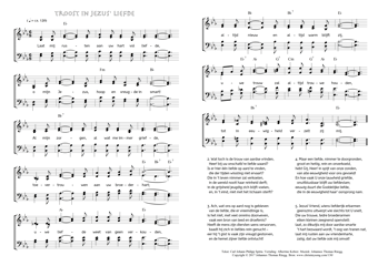 Hymn score of: Laat mij rusten aan uw hart vol liefde - Troost in Jezus' liefde (Carl Johann Philipp Spitta/Albertine Kehrer/Johannes Thomas Rüegg)