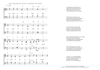 Hymn score of: The trump of God is heard on high (Thomas Kelly/Johannes Thomas Rüegg)