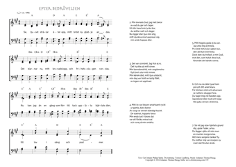 Hymn score of: Se, ljuset strålar åter opp - Efter bedrövelsen (Carl Johann Philipp Spitta/Torsten Lundberg/Johannes Thomas Rüegg)