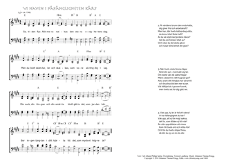 Hymn score of: Se, tiden flyr. Alltmera nalkas - Vi haven I fåfängligheten kär? (Carl Johann Philipp Spitta/Torsten Lundberg/Johannes Thomas Rüegg)