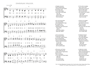 Hymn score of: Menneskenes Frelser! - Synderens Frelser (Carl Johann Philipp Spitta/Christian Benedictus Reventlow/Johannes Thomas Rüegg)