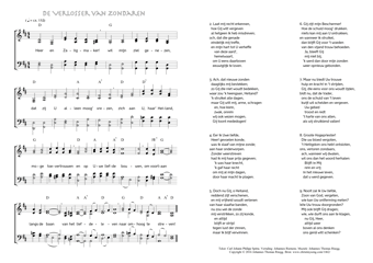 Hymn score of: Heer en Zaligmaker! - De Verlosser van zondaren (Carl Johann Philipp Spitta/Johannes Riemens/Johannes Thomas Rüegg)
