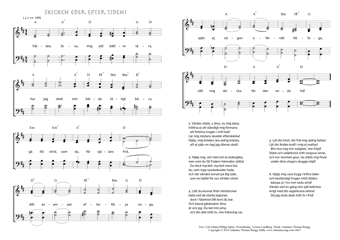 Hymn score of: Värdes, Jesu, mig allt bättre lära - Skicken eder efter tiden! (Carl Johann Philipp Spitta/Torsten Lundberg/Johannes Thomas Rüegg)