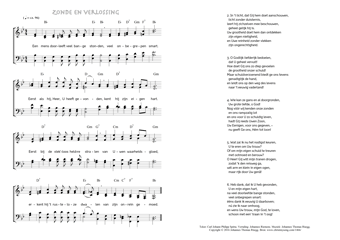 Hymn score of: Een mens doorleeft veel bange stonden - Zonde en verlossing (Carl Johann Philipp Spitta/Johannes Riemens/Johannes Thomas Rüegg)