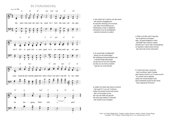 Hymn score of: Als eens mijn laatste stonde slaat - De stervensure (Carl Johann Philipp Spitta/Johannes Riemens/Johannes Thomas Rüegg)