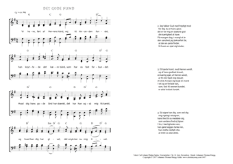 Hymn score of: Vi have, ført af Herrens hånd - Det gode fund. (Carl Johann Philipp Spitta/Christian Benedictus Reventlow/Johannes Thomas Rüegg)
