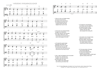 Hymn score of: Slet kan os verden kun betrygge - Verdens forfængelighed (Carl Johann Philipp Spitta/Christian Benedictus Reventlow/Johannes Thomas Rüegg)
