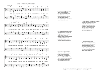 Hymn score of: Hochgesegnet seid ihr Boten - Die Freudenboten (Carl Johann Philipp Spitta/Johannes Thomas Rüegg)