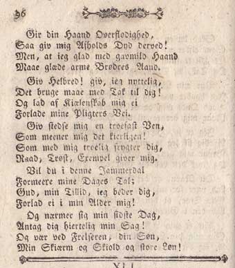 Part of page 96 of Heilmann, C. F. Gellerts Aandelige Oder og Sange, 1777