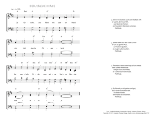 Hymn score of: Ja fürwahr, uns führt mit sanfter Hand - Der treue Hirte (Friedrich Adolph Krummacher/Johannes Thomas Rüegg)