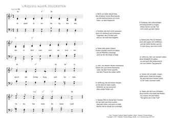 Hymn score of: Urquell aller Seligkeiten (Christian Friedrich Daniel Schubart/Johannes Thomas Rüegg)