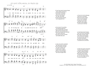 Hymn score of: Ist Gott für mich, so trete (Paul Gerhardt/Johannes Thomas Rüegg) - Seite 2