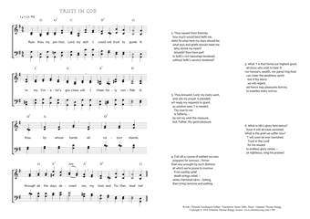 Hymn score of: Rule thou my portion, Lord; my skill - Trust in God (Christian Fürchtegott Gellert/Henry Mills/Johannes Thomas Rüegg)