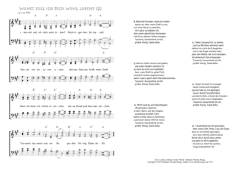 Hymn score of: Womit soll ich dich wohl loben? (Ludwig Andreas Gotter/Johannes Thomas Rüegg) - Seite 2