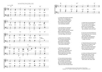 Hymn score of: Armes Zion, traure nimmer! - Hoffnungsblick (Meta Heusser-Schweizer/Johannes Thomas Rüegg)
