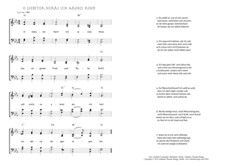 Hymn score of: O liebster Herr! ich armes Kind (Gerhard Tersteegen/Johannes Thomas Rüegg)