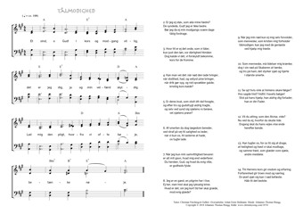 Hymn score of: Et sind, o Gud! i kors og modgang villig - Tålmodighed (Christian Fürchtegott Gellert/Johan Ernst Heilmann/Johannes Thomas Rüegg)