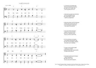 Hymn score of: Du klager, – du som her i live - Nøjsomhed (Christian Fürchtegott Gellert/Johan Ernst Heilmann/Johannes Thomas Rüegg)