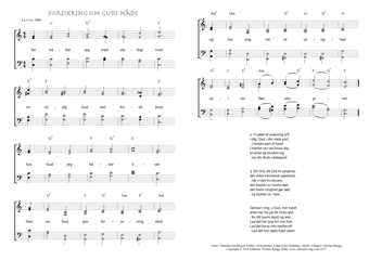Hymn score of: Så håber jeg med stadigt mod - Forsikring om Guds nåde (Christian Fürchtegott Gellert/Johan Ernst Heilmann/Johannes Thomas Rüegg)