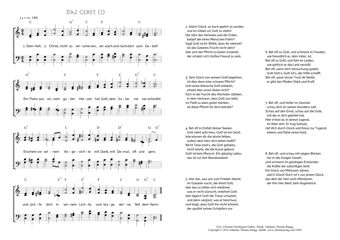 Hymn score of: Dein Heil, o Christ, nicht zu verscherzen - Das Gebet (Christian Fürchtegott Gellert/Johannes Thomas Rüegg)