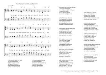 Hymn score of: Hvo siger: se! jeg elsker Gud - Kærlighed til næsten (Christian Fürchtegott Gellert/Johan Ernst Heilmann/Johannes Thomas Rüegg)