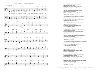 Hymn score of: Priser genløste vor Gud! vor frelsning han fuldendte! - På Kristi himmelfart (Christian Fürchtegott Gellert/Johan Ernst Heilmann/Johannes Thomas Rüegg)