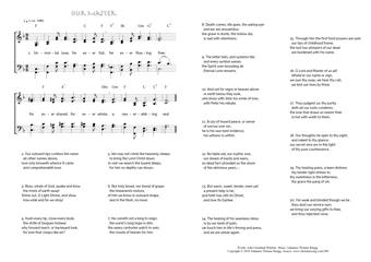 Hymn score of: Immortal love, for ever full - Our Master (John Greenleaf Whittier/Johannes Thomas Rüegg) - page 1