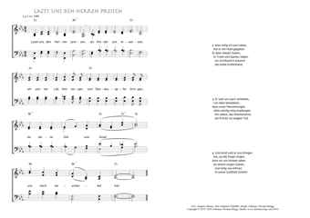 Hymn score of: Lasst uns den Herren preisen (Angelus Silesius/Johannes Thomas Rüegg)