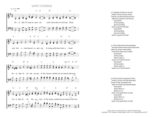 Hymn score of: Holy Spirit! long expected - Whit Sunday. (John S. B. Monsell/Johannes Thomas Rüegg)