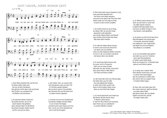 Hymn score of page 1 of: Gott Vater, sende deinen Geist (Paul Gerhardt/Johannes Thomas Rüegg)