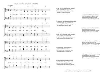 Hymn score of: Lovsynger Herren, min mund og mit indre - Den 103die Davids Salme (Nikolaj Frederik Severin Grundtvig/Johannes Thomas Rüegg)