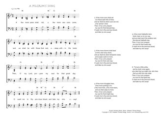 Hymn score of: A few more years shall roll - A Pilgrim's Song (Horatius Bonar/Johannes Thomas Rüegg)