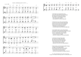 Hymn score of: Wie herrlich ist's, ein Schäflein Christi werden (Johann Jakob Rambach/Johannes Thomas Rüegg)