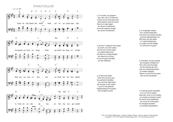 Hymn score of: Daal neder, Geest der Waarheid - Pinksterlied (Carl Johann Philipp Spitta/Johannes Riemens/Johannes Thomas Rüegg)