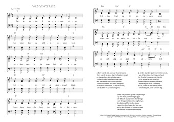 Hymn score of: Det er vinter: I naturens rige - Ved vintertid (Carl Johann Philipp Spitta/Christian Benedictus Reventlow/Johannes Thomas Rüegg)