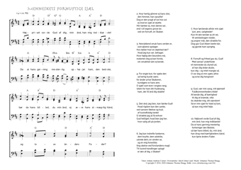 Hymn score of: Højpriset vorde Gud af dig - Menneskets fornuftige sjæl (Johann Andreas Cramer/Jakob Johan Lund/Johannes Thomas Rüegg)