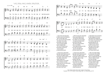 Hymn score of: Vig fra mig, onde frister! (Herman Andreas Timm/Johannes Thomas Rüegg)