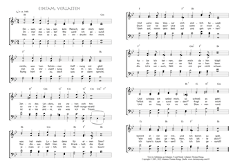 Hymn score of: Einsam, verlassen, kein Mensch, der mich liebt (Johannes Thomas Rüegg)