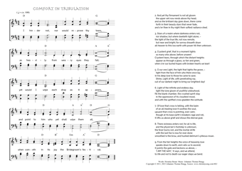 Hymn score of: I hinder not, nor would reprove thy tears - Comfort in tribulation (Horatius Bonar/Johannes Thomas Rüegg)