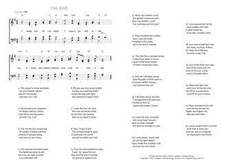 Hymn score of: I weep, but do not yield - The Rod (Horatius Bonar/Johannes Thomas Rüegg)