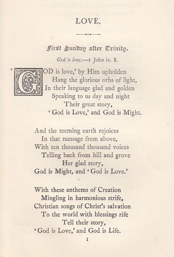 See here original stanza-form. From Monsell 'Spiritual Songs', 1864, 111.