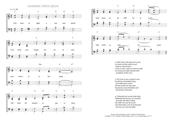 Hymn score of: Children of light, arise and shine! - Looking unto Jesus (Sir Edward Denny/Johannes Thomas Rüegg)