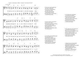 Hymn score of: Oh, there are many tears and sighs - "Ho! every one that thirsteth" (James George Deck/Johannes Thomas Rüegg)