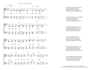 Hymn score of: There is a fountain deep and pure - The Fountain (Charlotte Elliott/Johannes Thomas Rüegg)